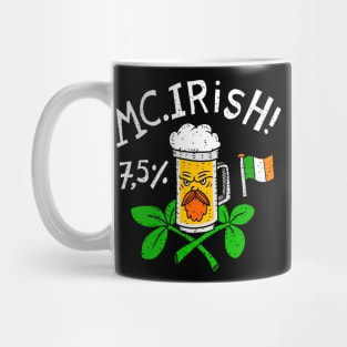 saint patricks day motor club. mc irish. ireland and ale. Mug